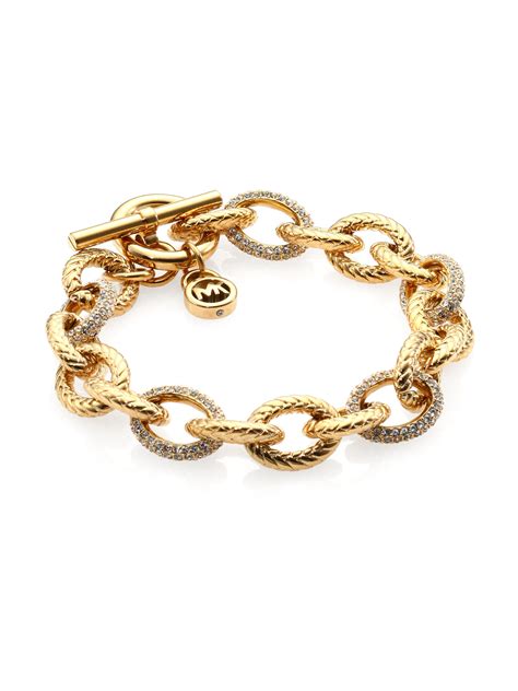 michael kors gold toggle bracelet